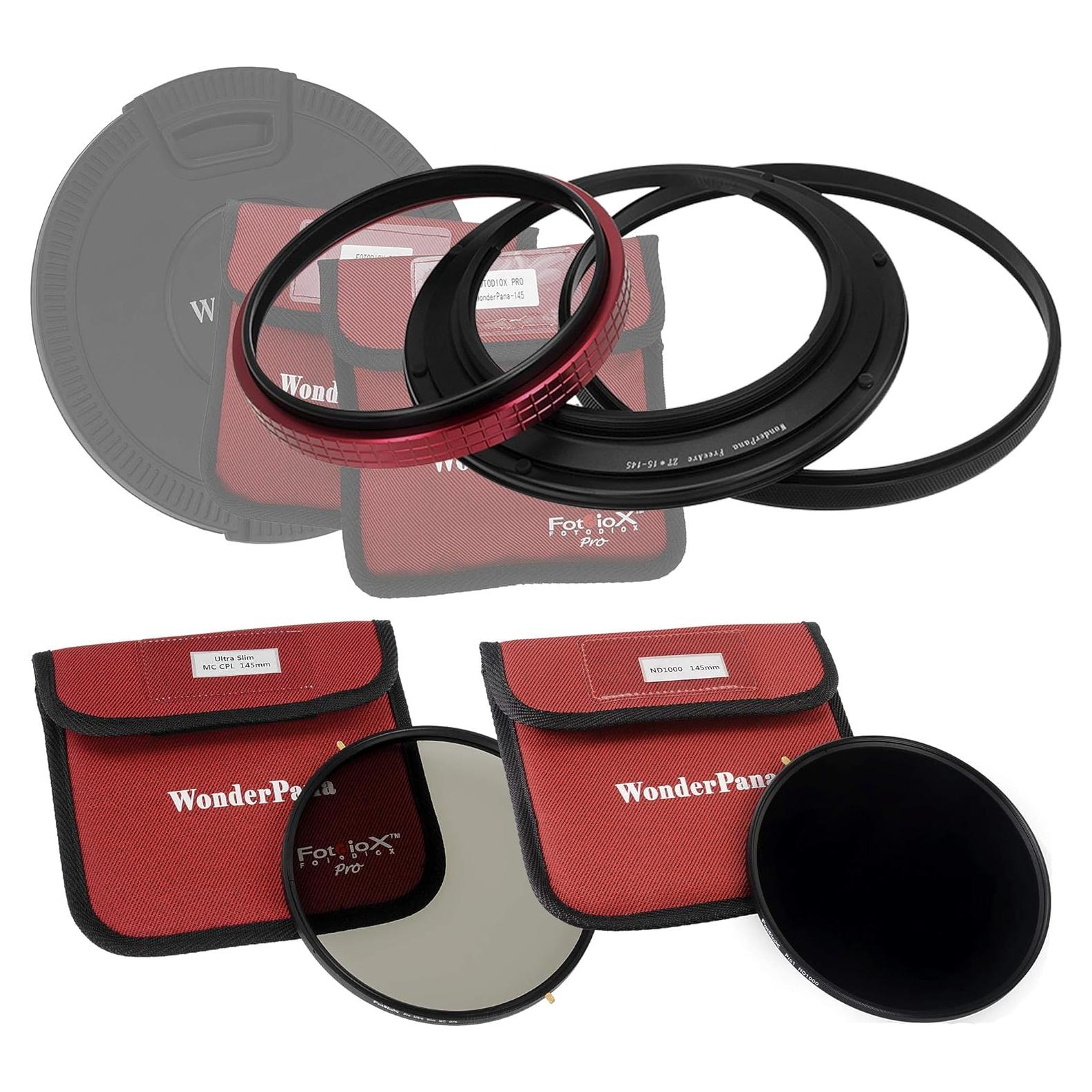 Kit de Filtros WonderPana Fotodiox 145mm CPL y ND1000