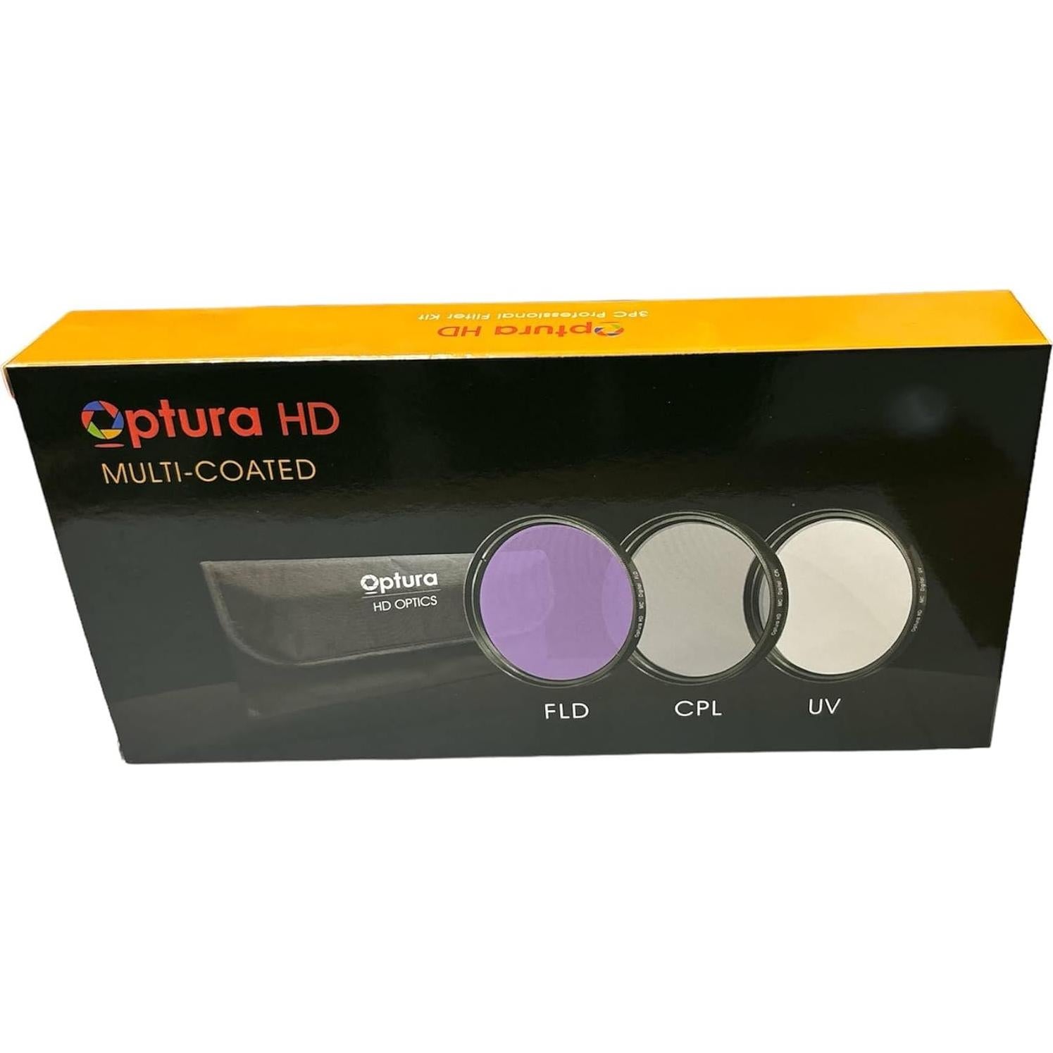 Kit de Filtros de Lente 52mm OPTURA HD UV CPL FLD para Zeiss