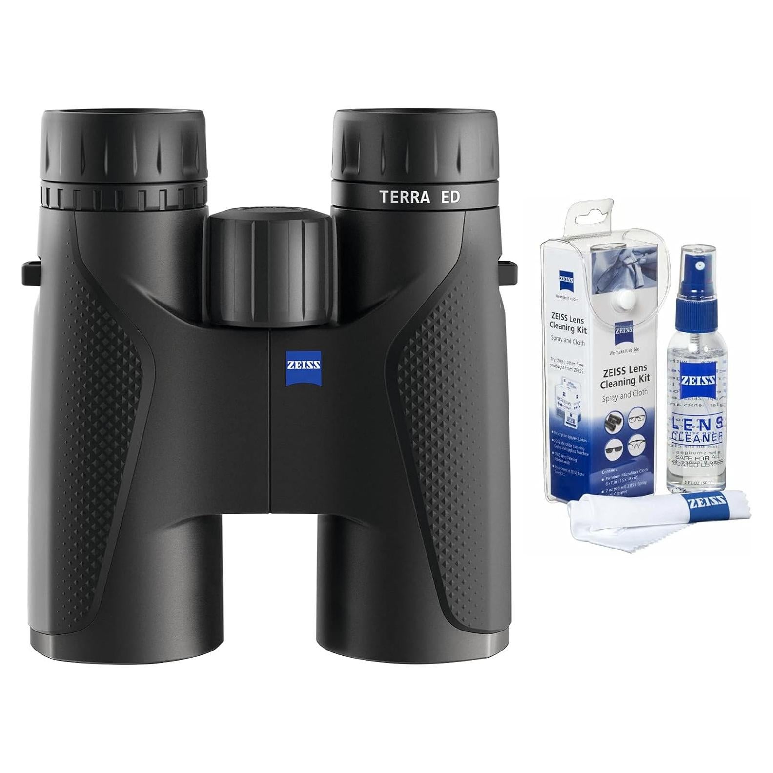 Binoculares Zeiss 10x42 Terra ED Negro + Kit de Limpieza