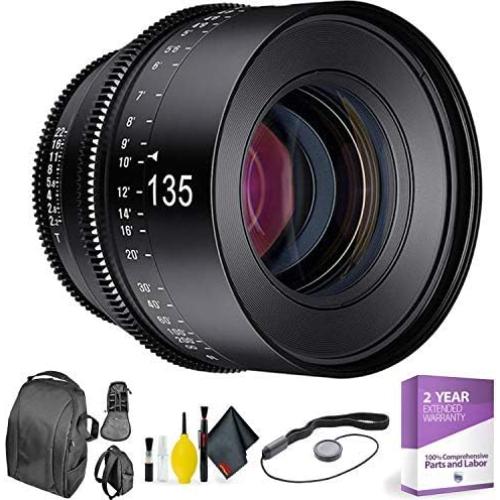 Lente Rokinon Xeen 135mm T2.2 PL + Kit limpieza deluxe