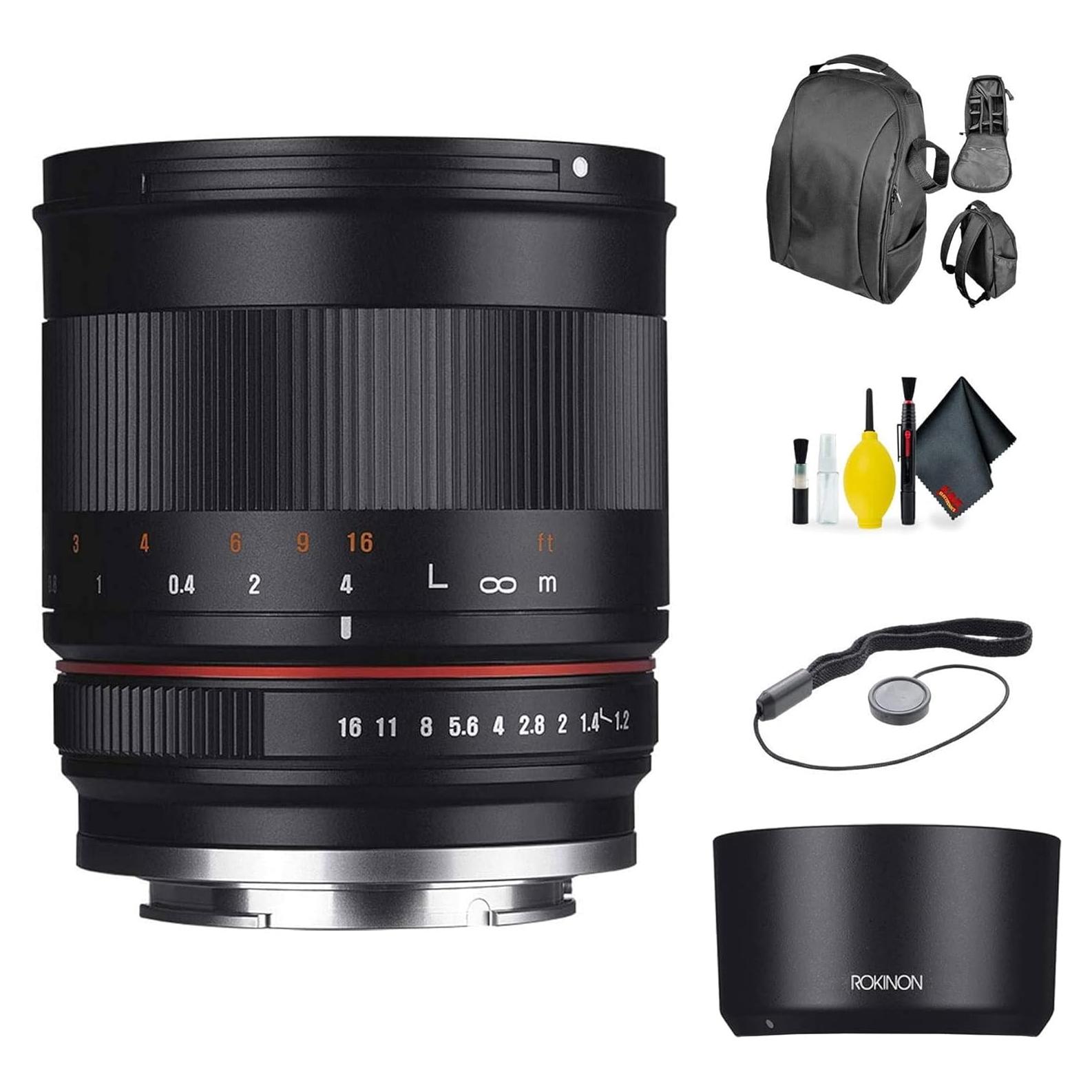 Lente Rokinon 50mm F1.2 para Fujifilm X + Kit de Limpieza