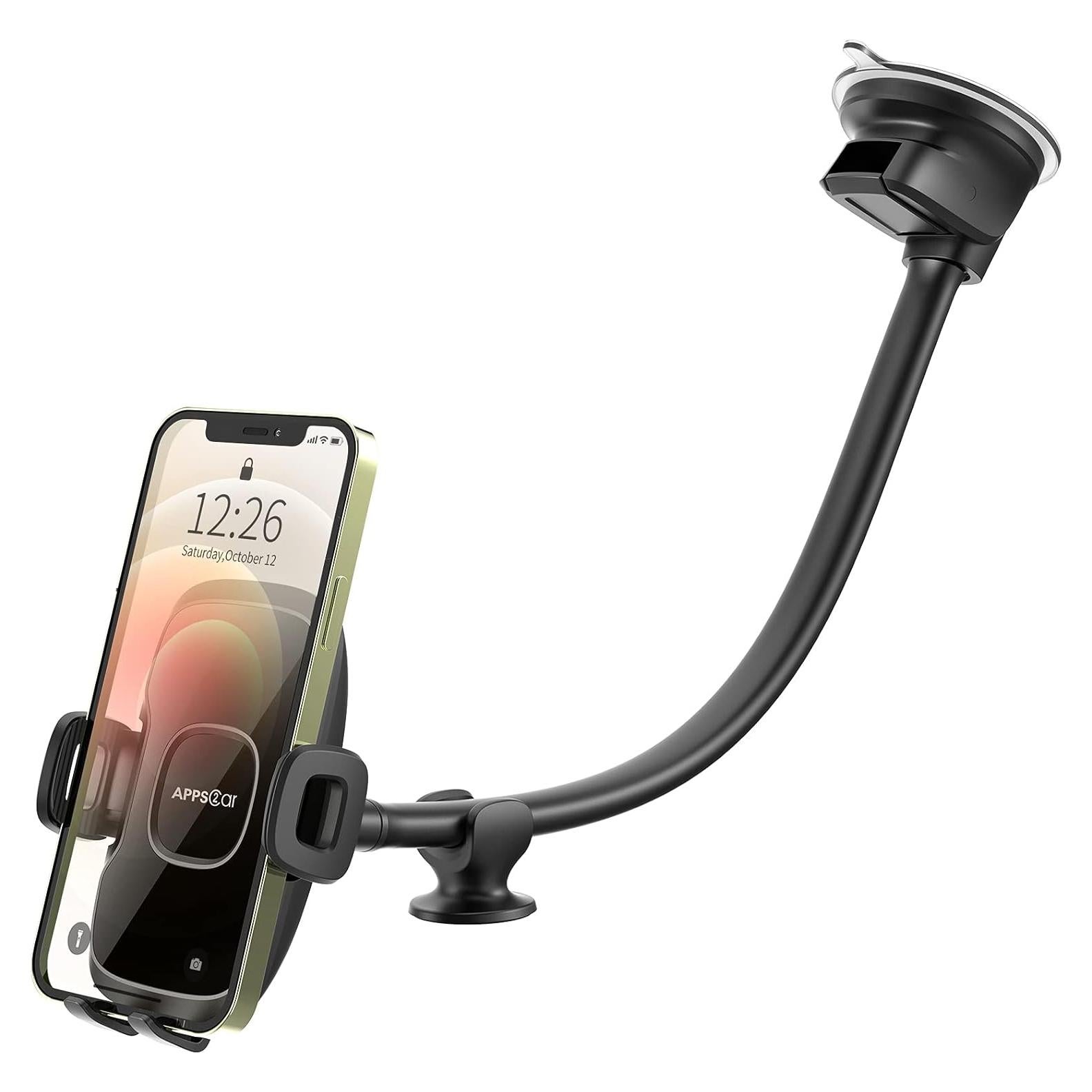 Soporte para Teléfono de Coche APPS2Car 35.56 cm Ventosa