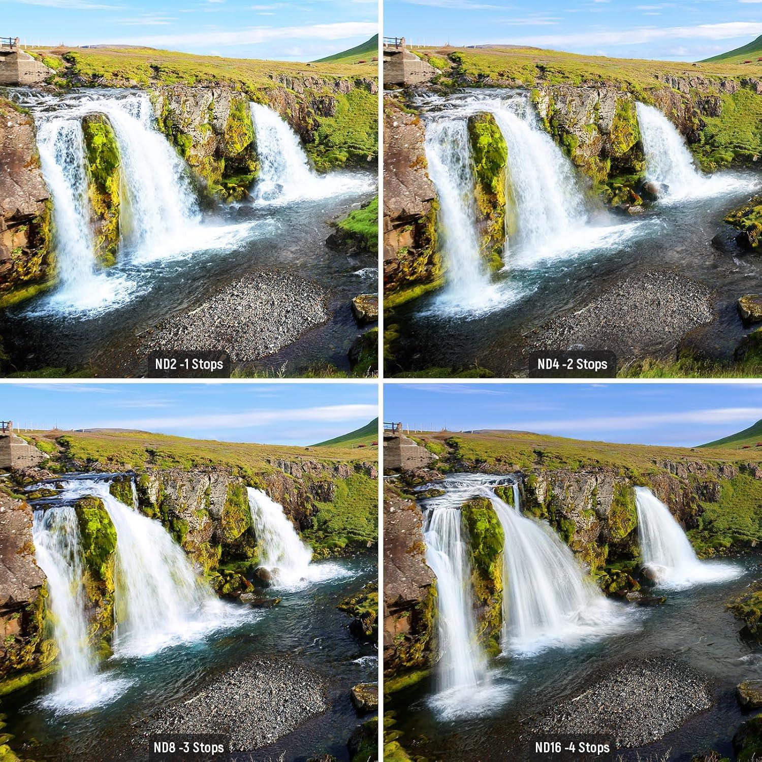 Kit de Filtros ND 72mm NEEWER con Bolígrafo de Limpieza