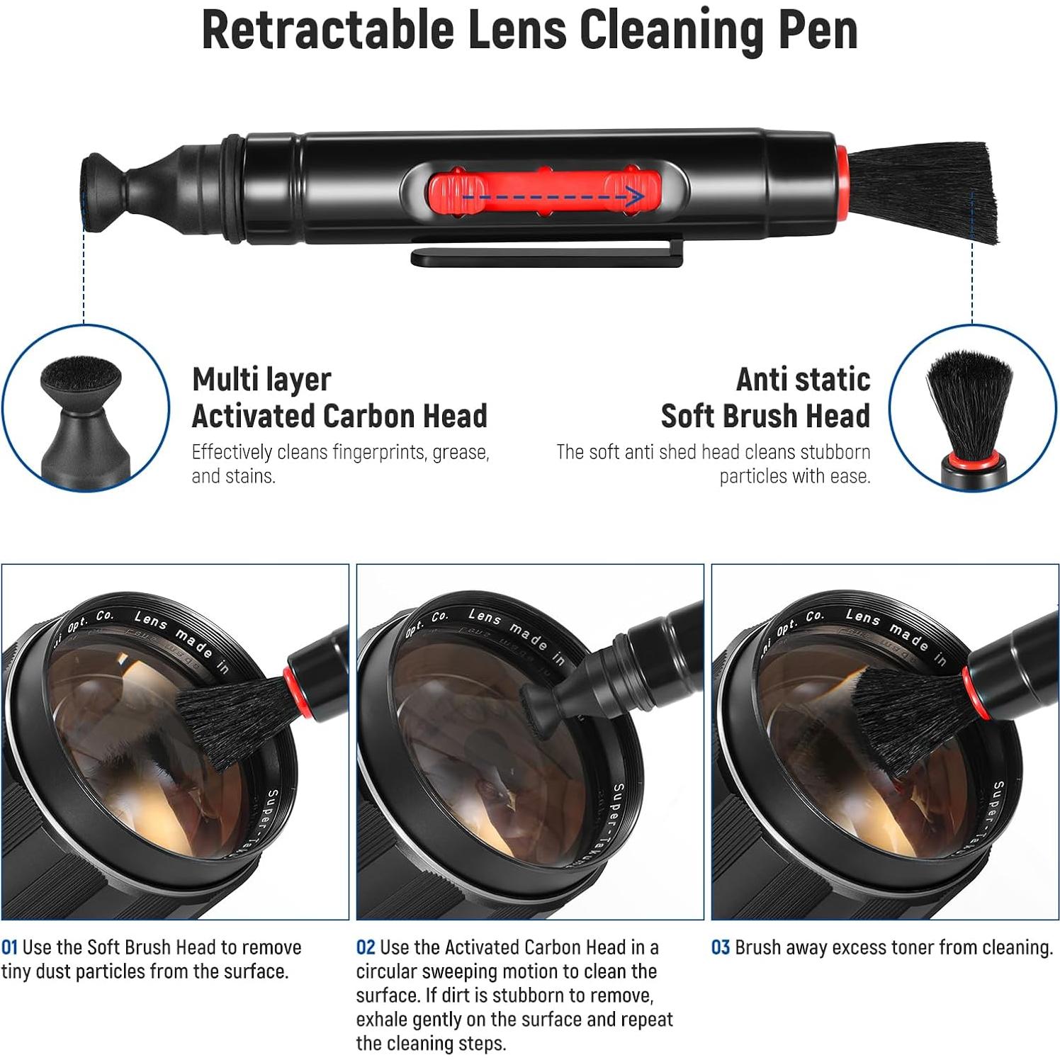 Kit de Filtros ND 72mm NEEWER con Bolígrafo de Limpieza