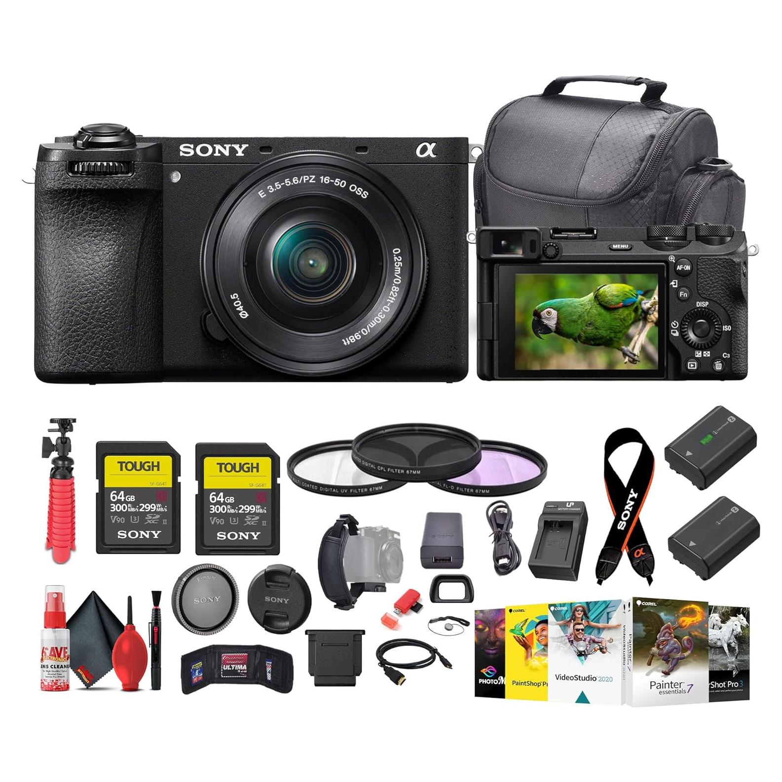 Cámara Sin Espejo Sony a6700 con Lente 16-50mm y Accesorios