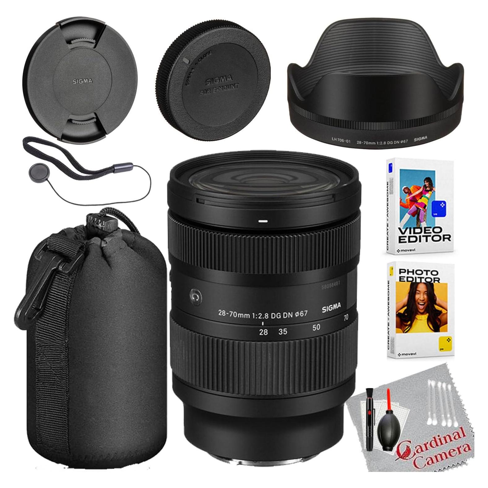 Lente Sigma 28-70mm f/2.8 DG DN para Sony E + Accesorios