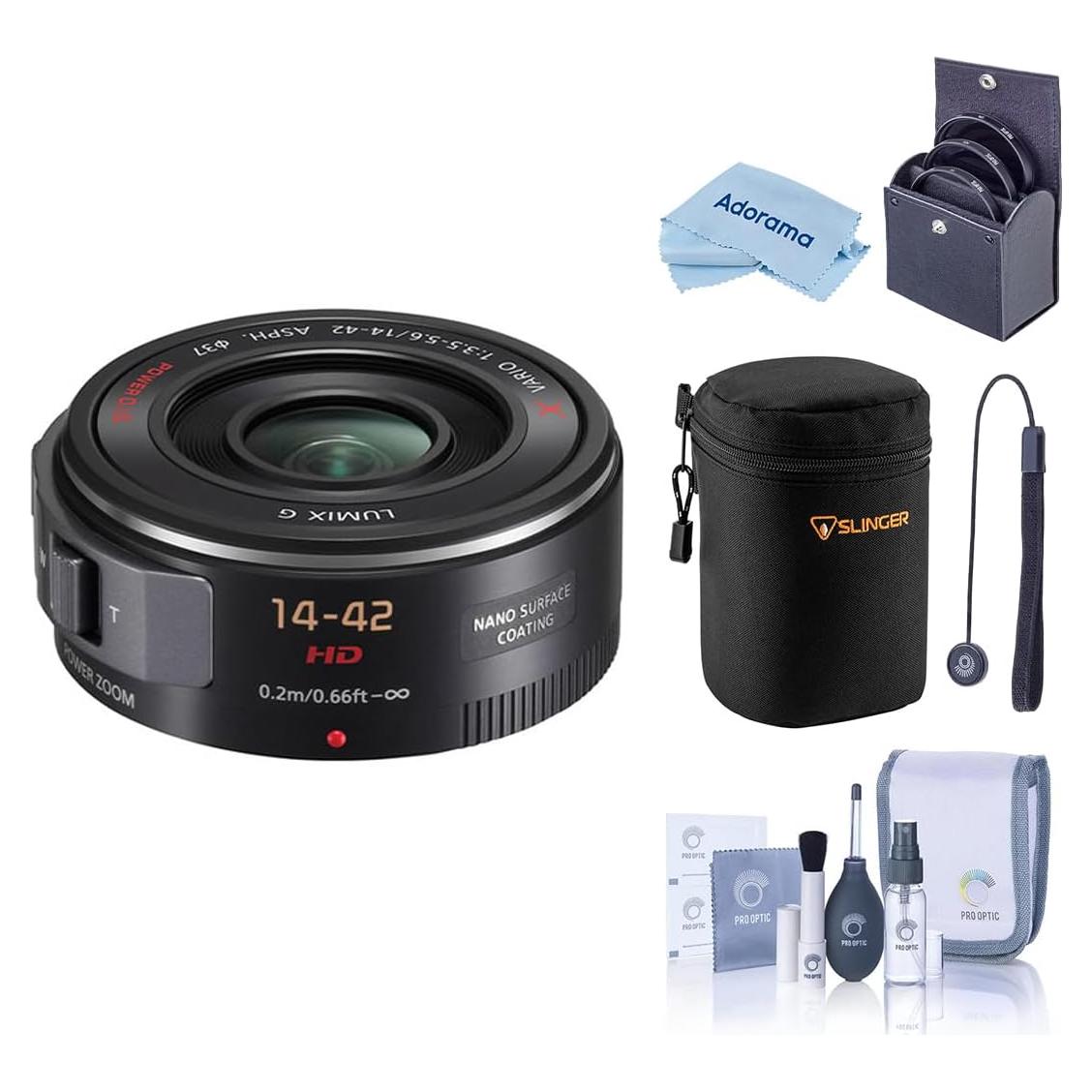 Lente Zoom Panasonic LUMIX G X 14-42mm f/3.5-5.6 con Kit