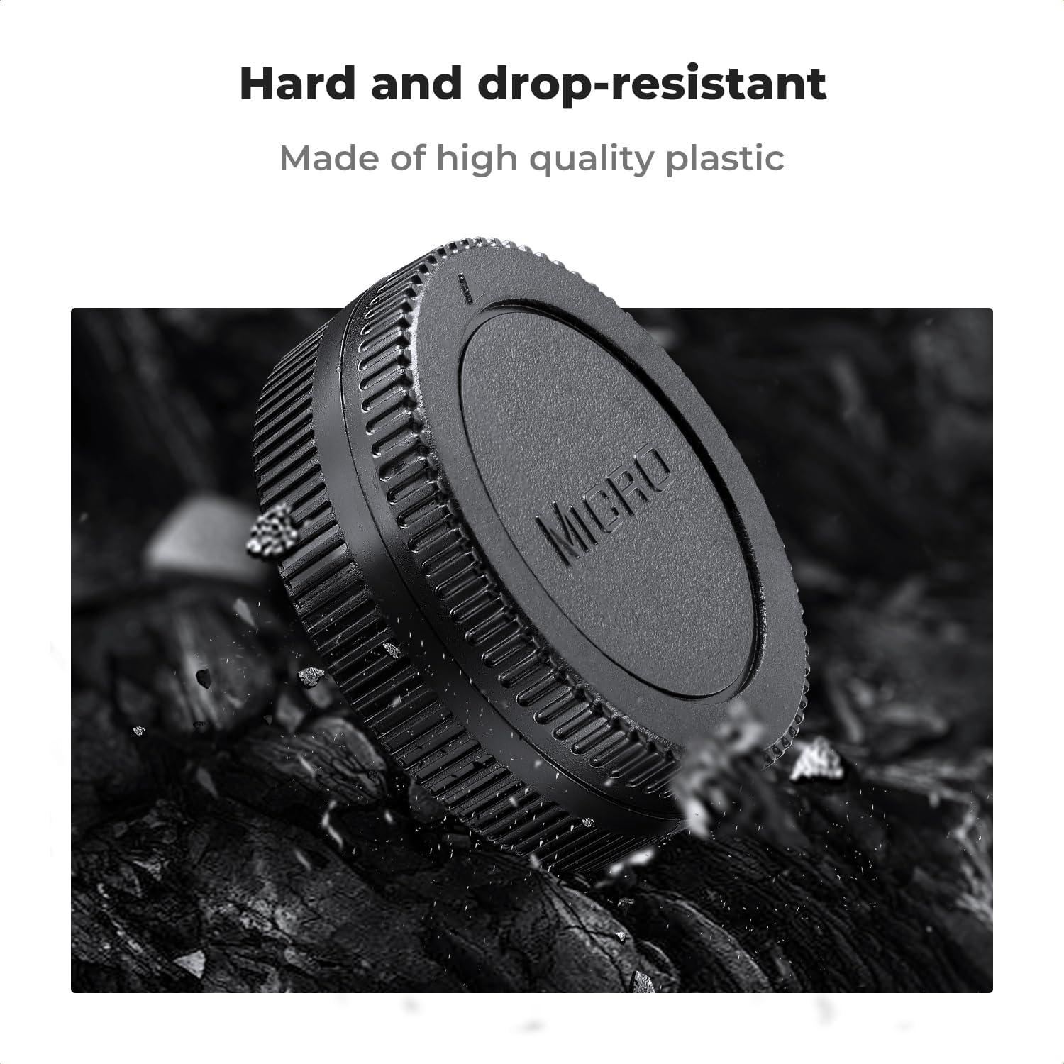 Kit de Tapa de Cuerpo y Lente K&F Concept M4/3 para Olympus y Panasonic