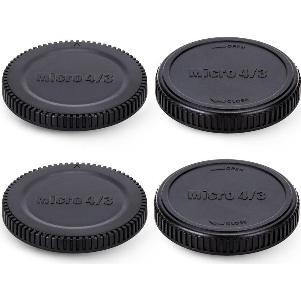 Kit de Tapa de Cuerpo y Tapa Trasera JJC para Cámaras Micro 4/3