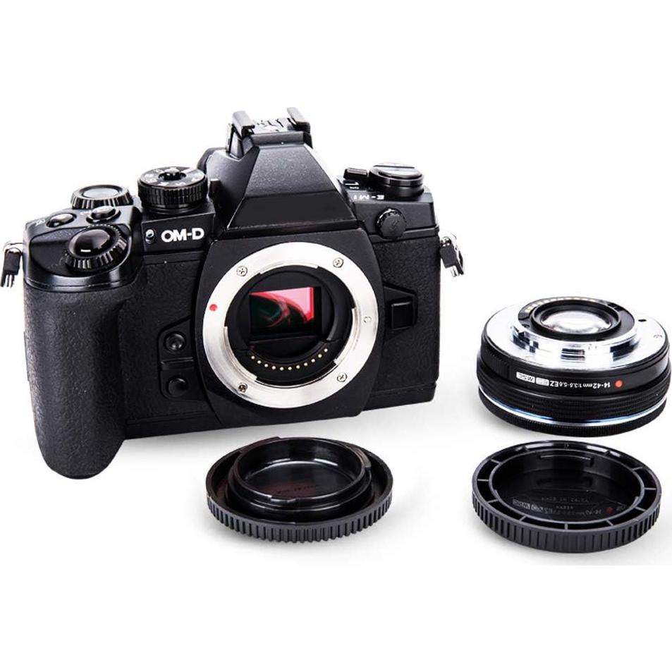 Kit de Tapa de Cuerpo y Tapa Trasera JJC para Cámaras Micro 4/3