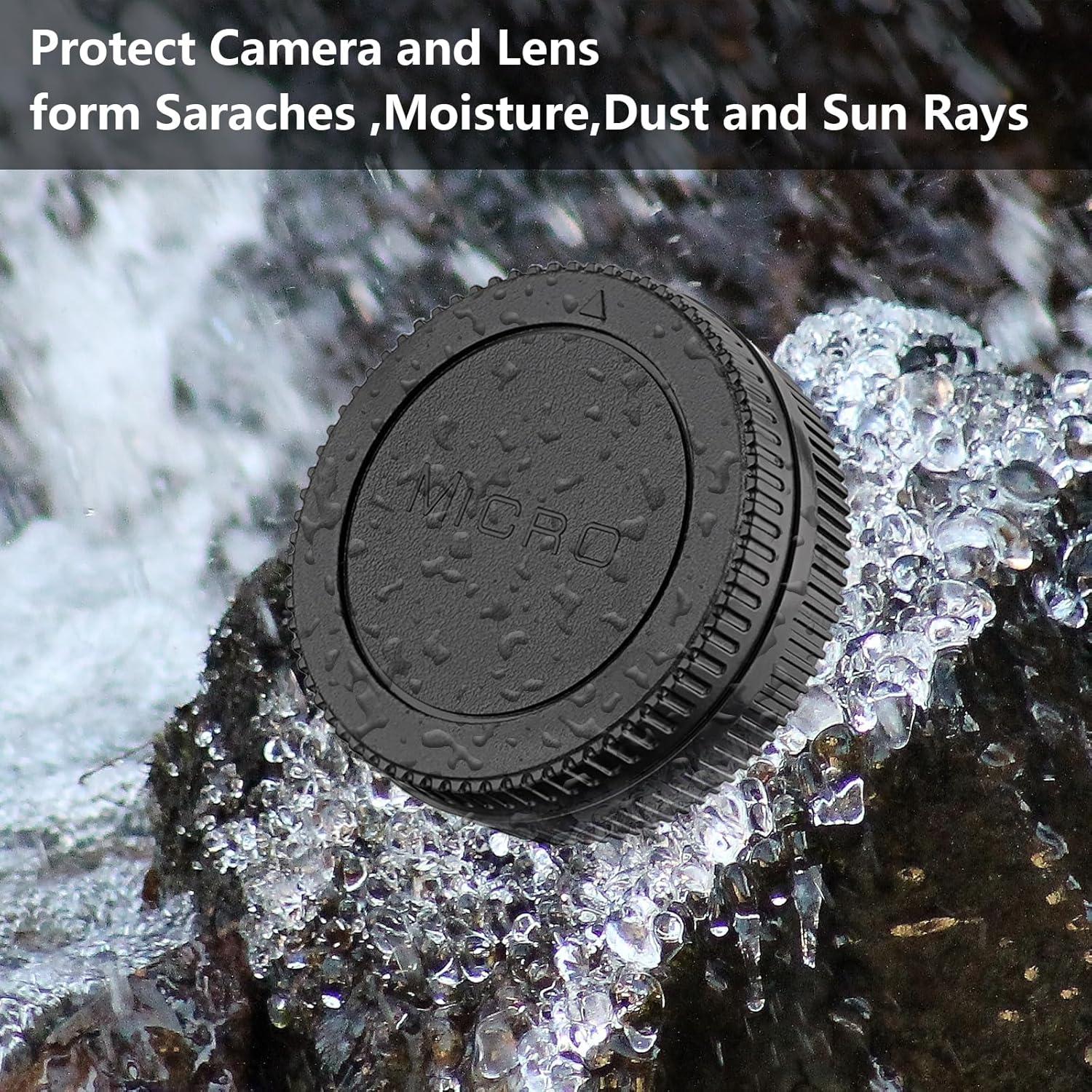 Kit de tapas para cámara y lente Olympus/Panasonic M4/3