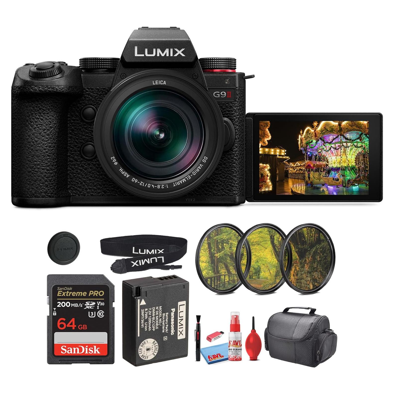 Cámara sin Espejo Panasonic Lumix G9 II 25.2MP con Lente 12-60mm