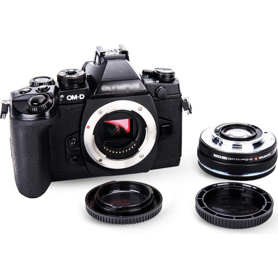 Tapa de Lente y Cuerpo Olympus Micro 4/3 - 10 Piezas