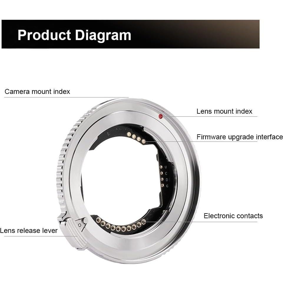 Adaptador de lente VILTROX E-Z Booster para Nikon Z