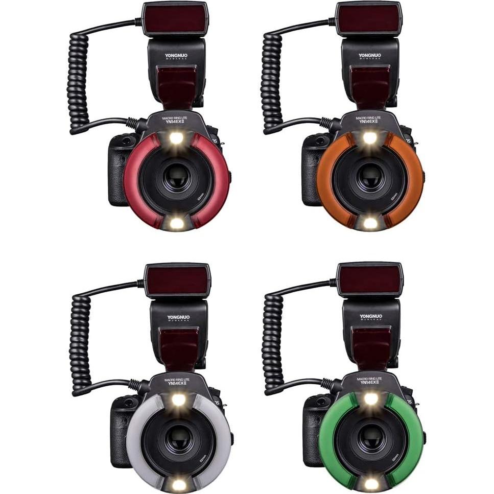 Flash Anular Macro YONGNUO YN14EX II para DSLR Canon