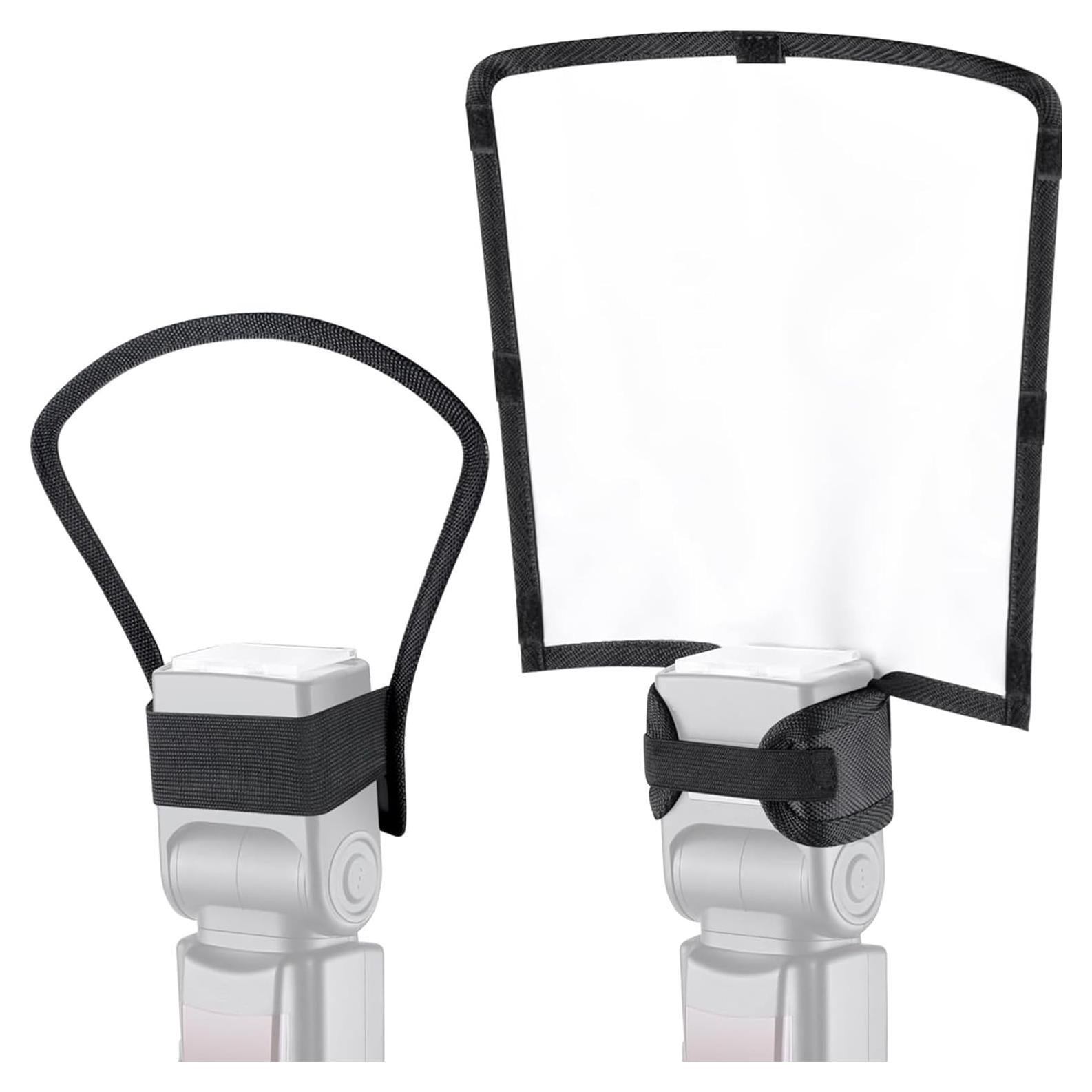 Kit Difusor Reflector Flash Waka PF02 - Universal para Canon, Nikon