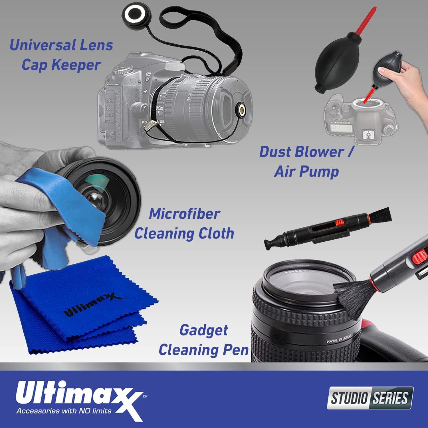 Lente Digital Ultimaxx 45mm f/1.8 + Kit de Filtros y Accesorios