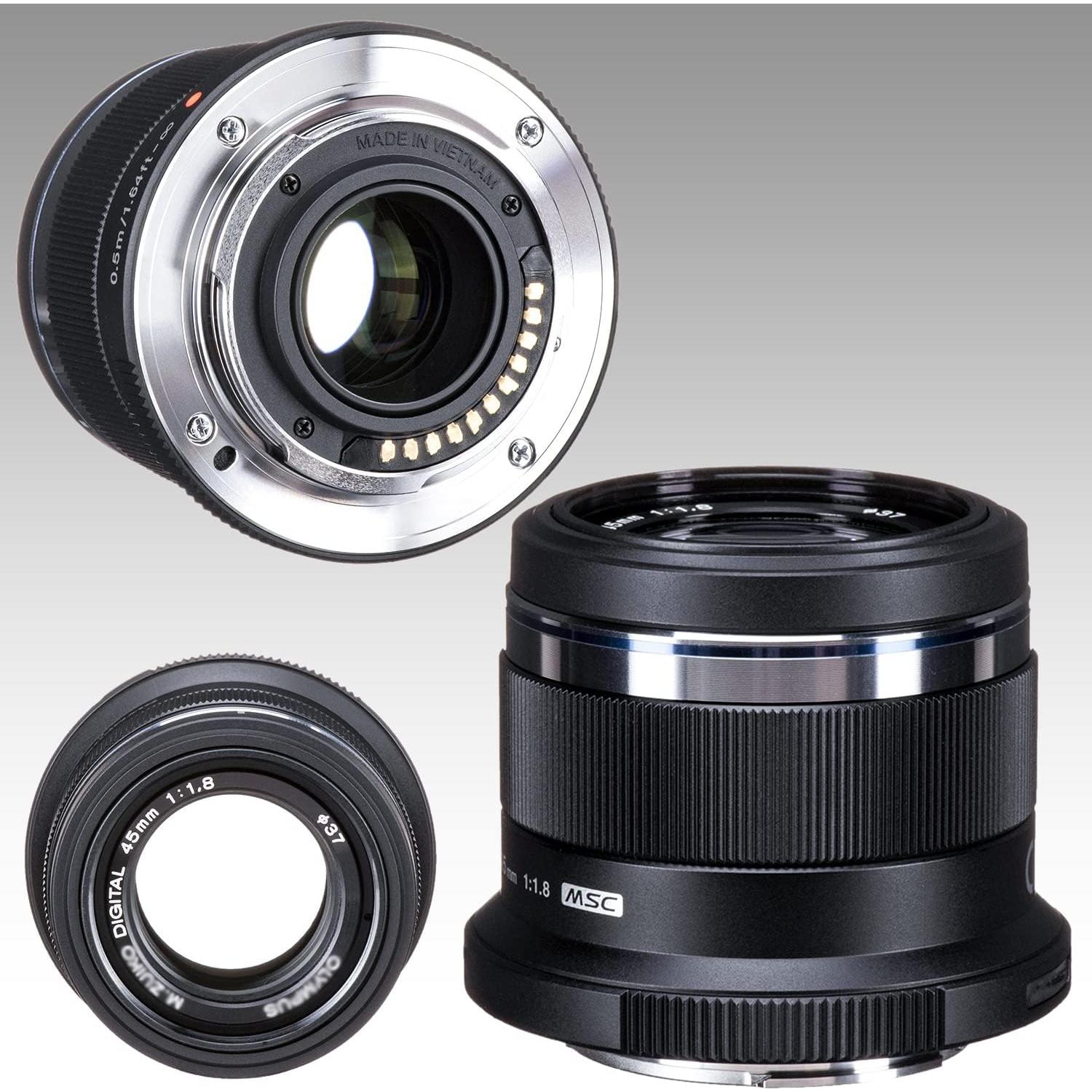 Lente Digital Ultimaxx 45mm f/1.8 + Kit de Filtros y Accesorios