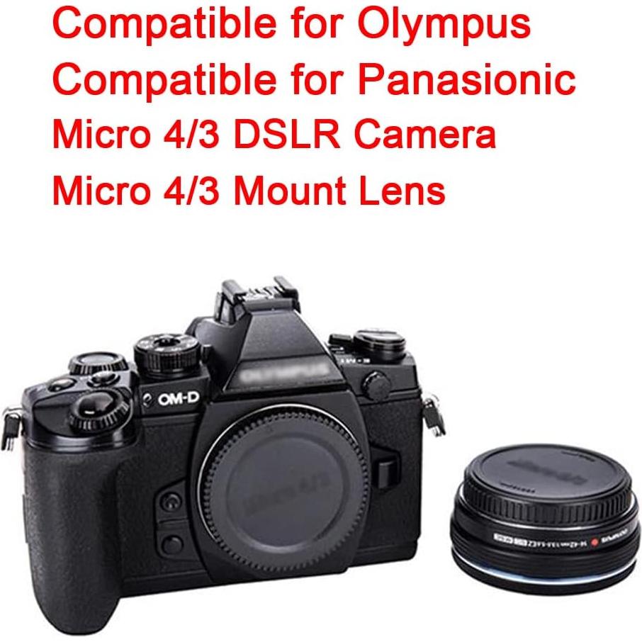 Juego de tapas de cuerpo y lente FANZR para cámaras Micro 4/3