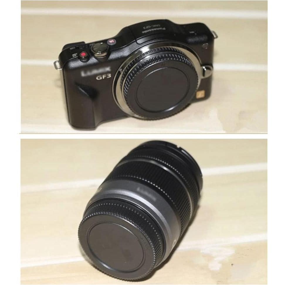 Juego de tapas de cuerpo y lente FANZR para cámaras Micro 4/3