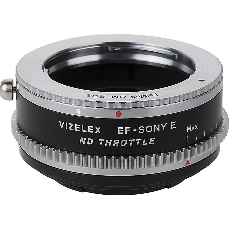 Adaptador Vizelex Cine ND Throttle para Lentes Olympus OM en Sony E-Mount