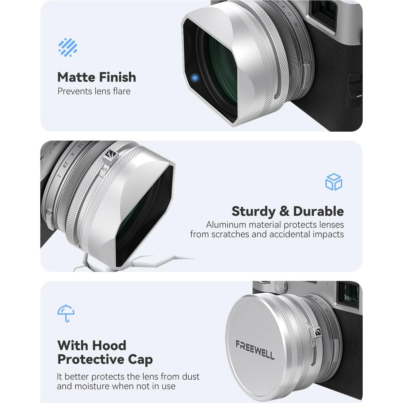 Kit de Filtros Híbridos Freewell CPL/GMIST para Fuji X100 - Negro