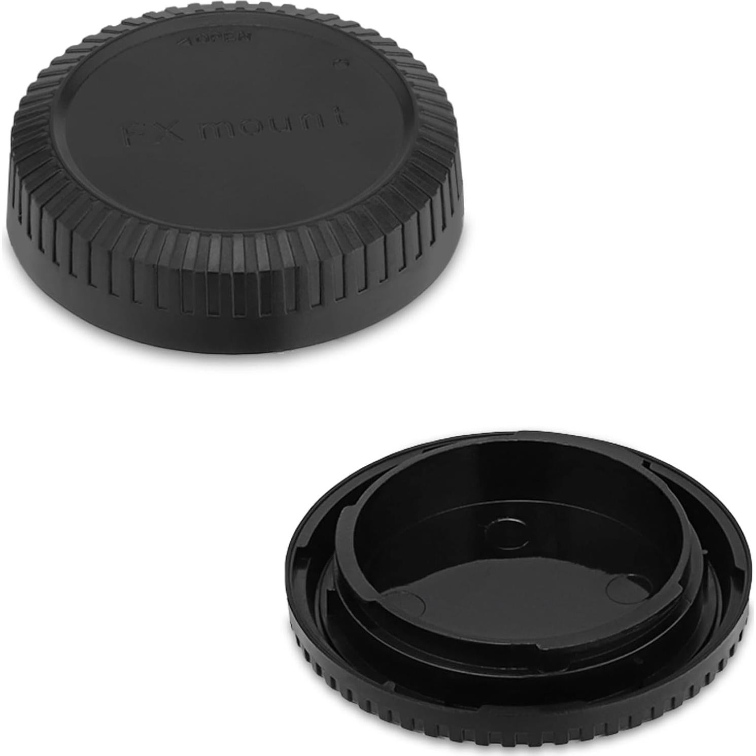 Kit Tapa Cuerpo y Tapa Lente Fujifilm X Mount - ABS Negro