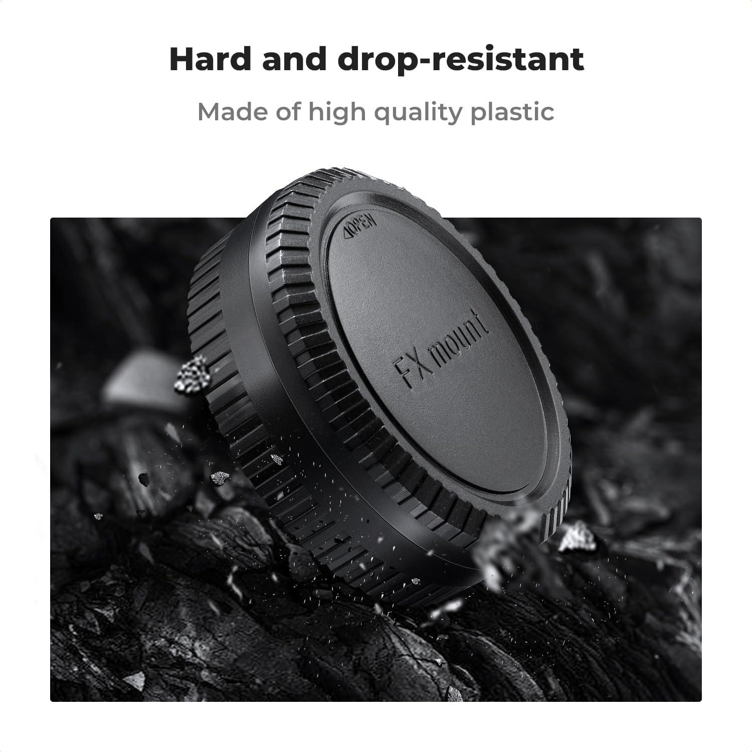 Kit de Tapas K&F Concept para Cuerpo y Lentes Fuji X Mount