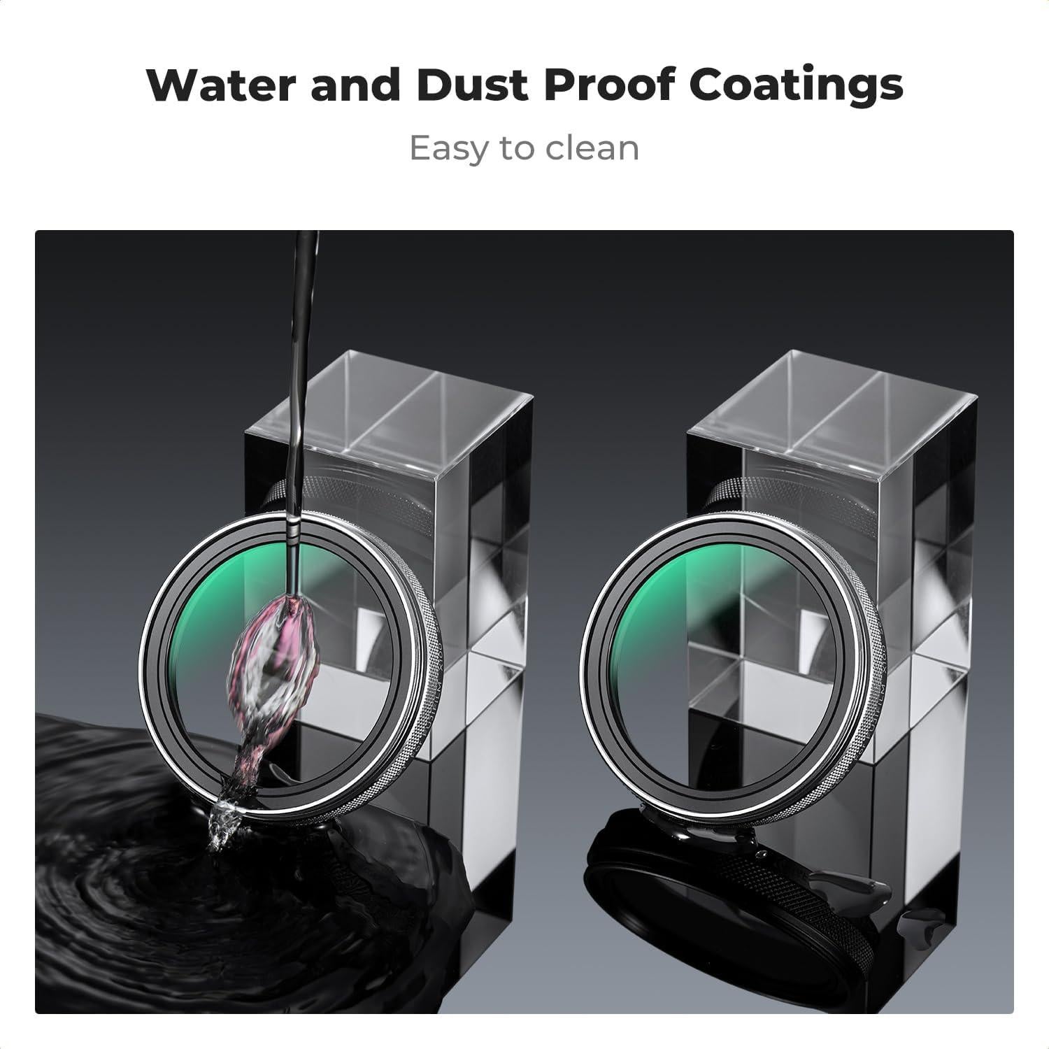 Kit de Filtro UV K&F Concept para Fujifilm X100 - Plateado