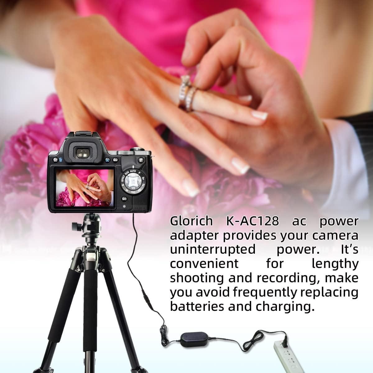 Adaptador de Corriente AC Glorich K-AC128 para Cámaras Pentax