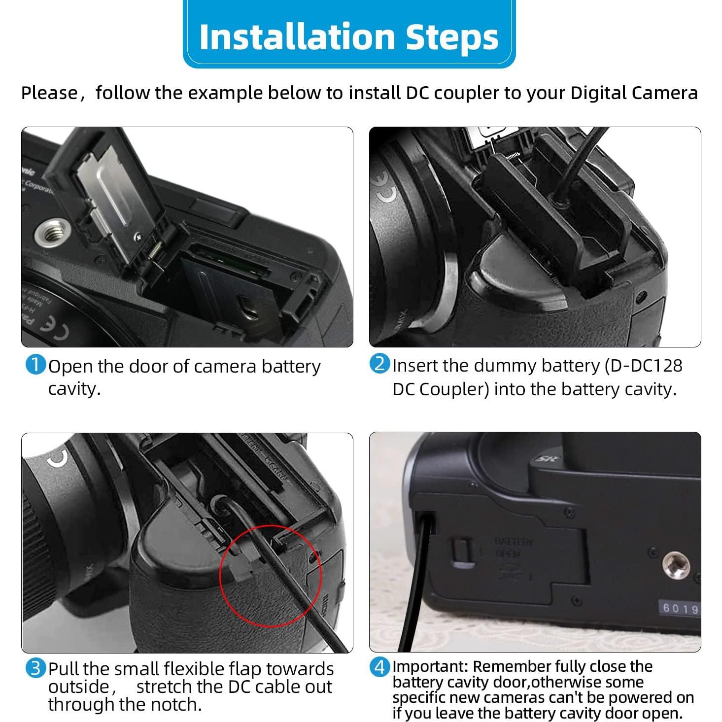 Adaptador de Corriente AC Glorich K-AC128 para Cámaras Pentax