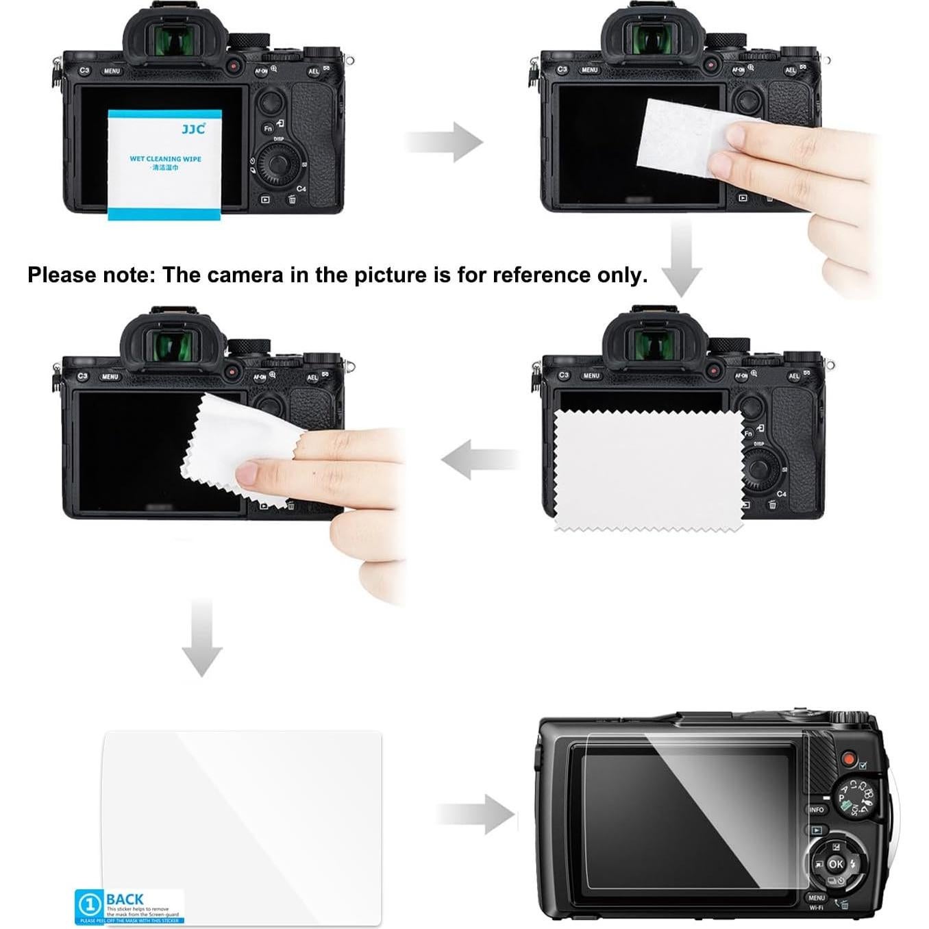 Protector de Pantalla JJC para Kodak PIXPRO WPZ2 y Pentax WG-1000