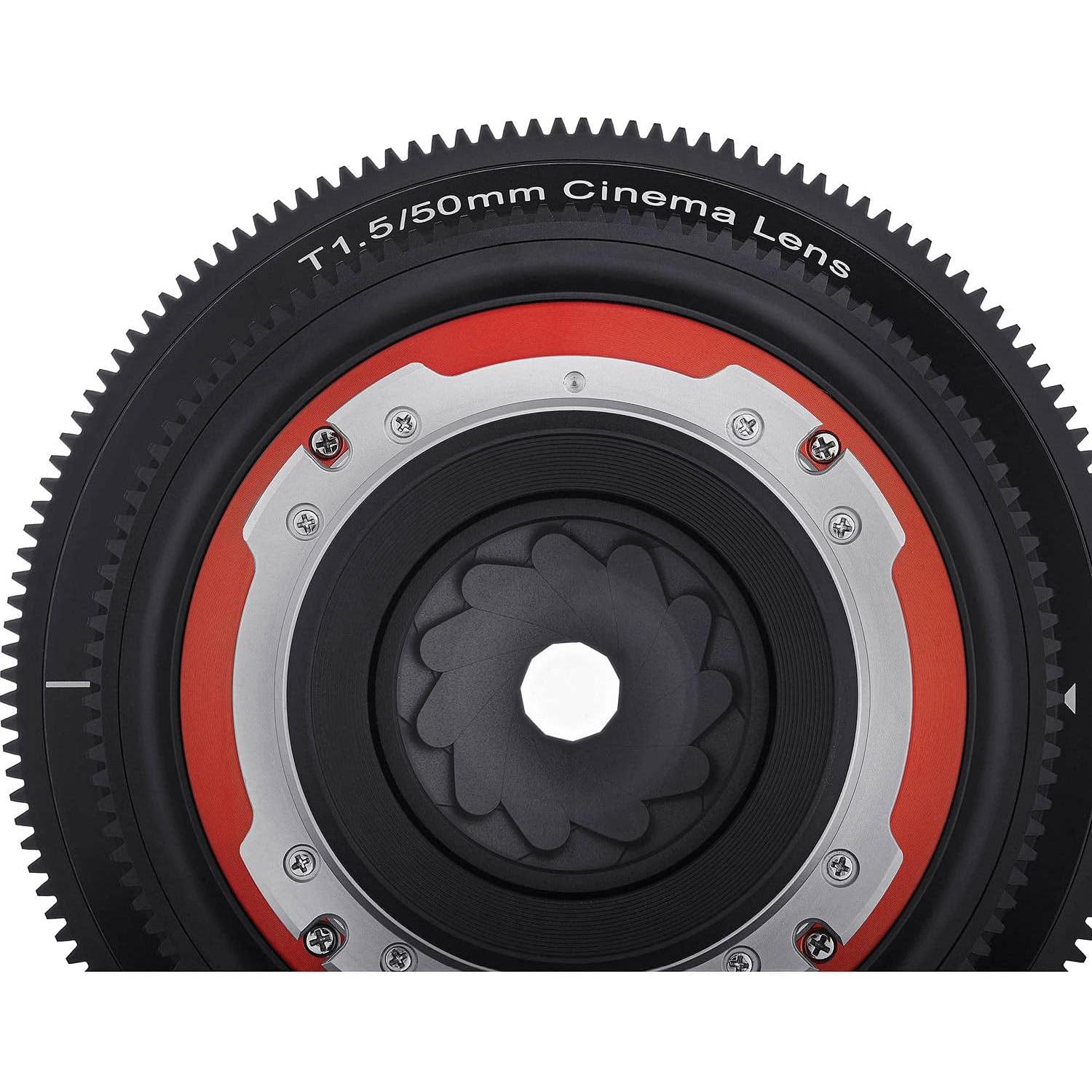 Lente Rokinon Xeen 50mm T1.5 Montura PL + Trípode y Kit