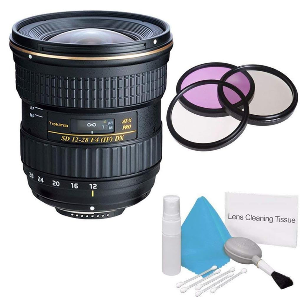Lente Tokina 12-28mm f/4.0 AT-X Pro para Canon + Kit de Limpieza y Filtros
