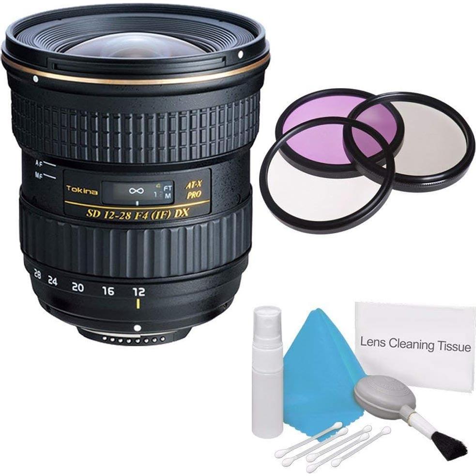 Lente Tokina 12-28mm f/4.0 AT-X Pro para Canon + Kit de Limpieza y Filtros
