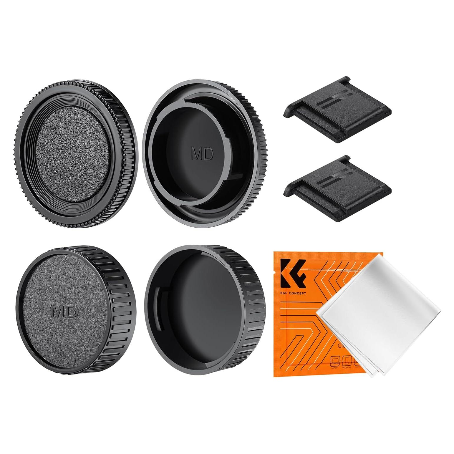 Kit de Tapa de Cuerpo y Lente K&F Concept para Minolta MD