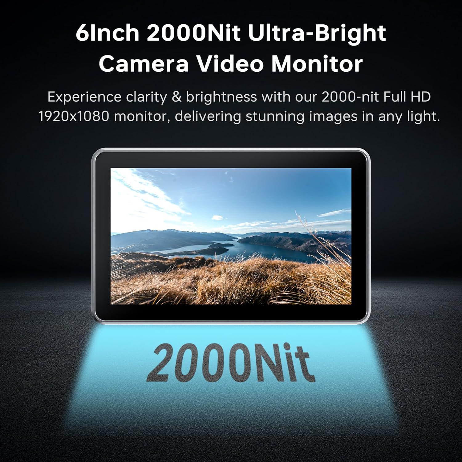 Monitor de Cámara VILTROX DC-X2 6" 4K HDMI 2000 nits