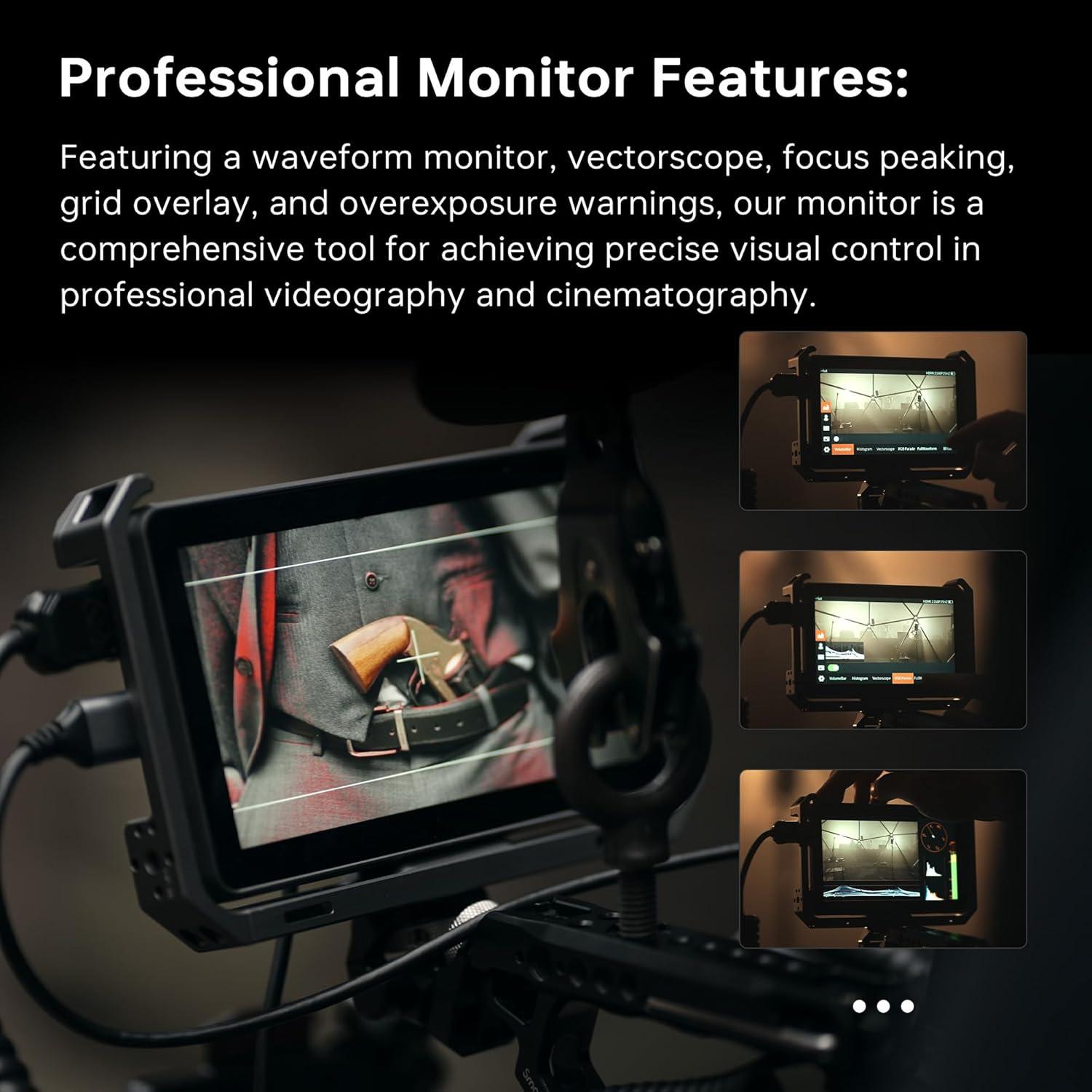 Monitor de Cámara VILTROX DC-X2 6" 4K HDMI 2000 nits