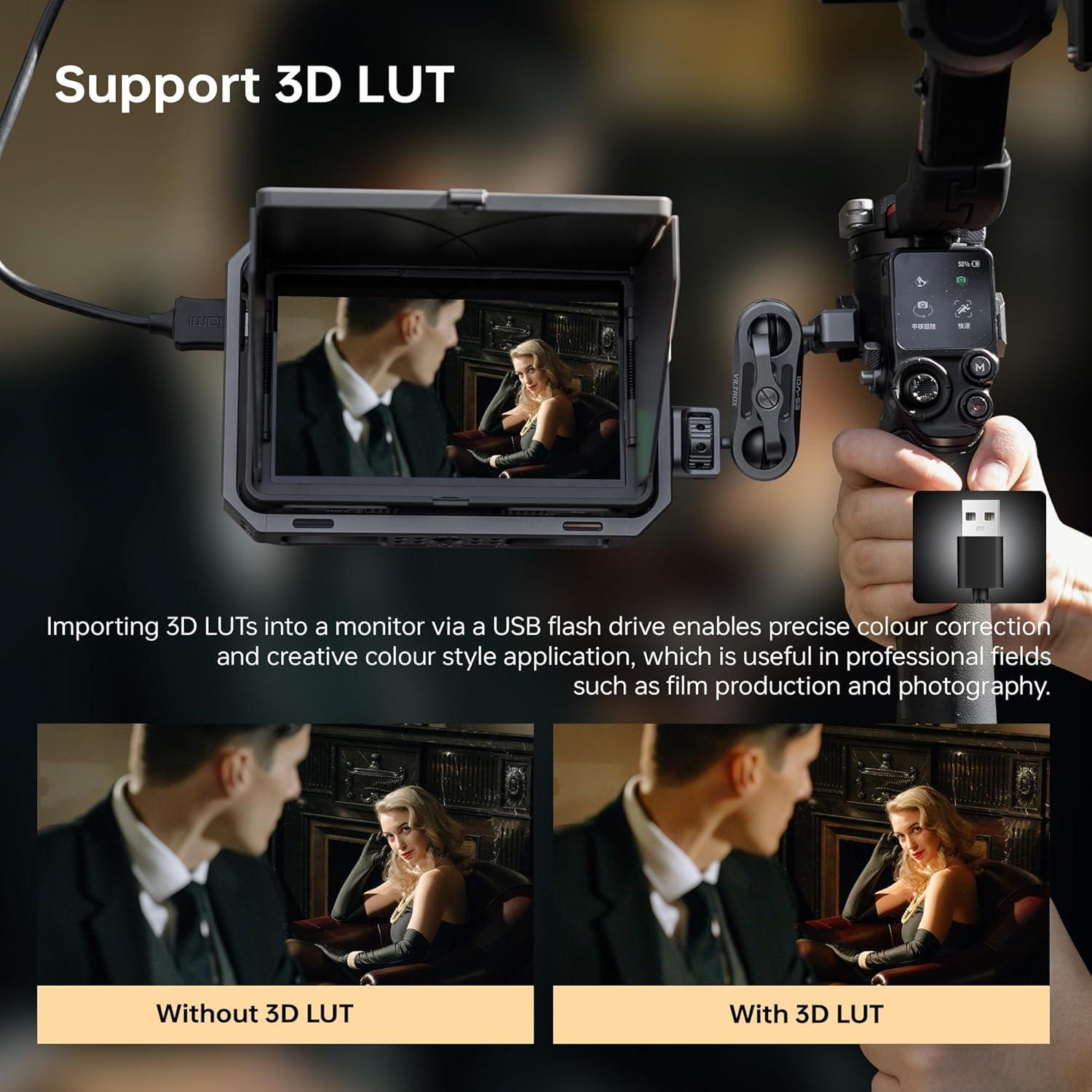 Monitor de Cámara VILTROX DC-X2 6" 4K HDMI 2000 nits