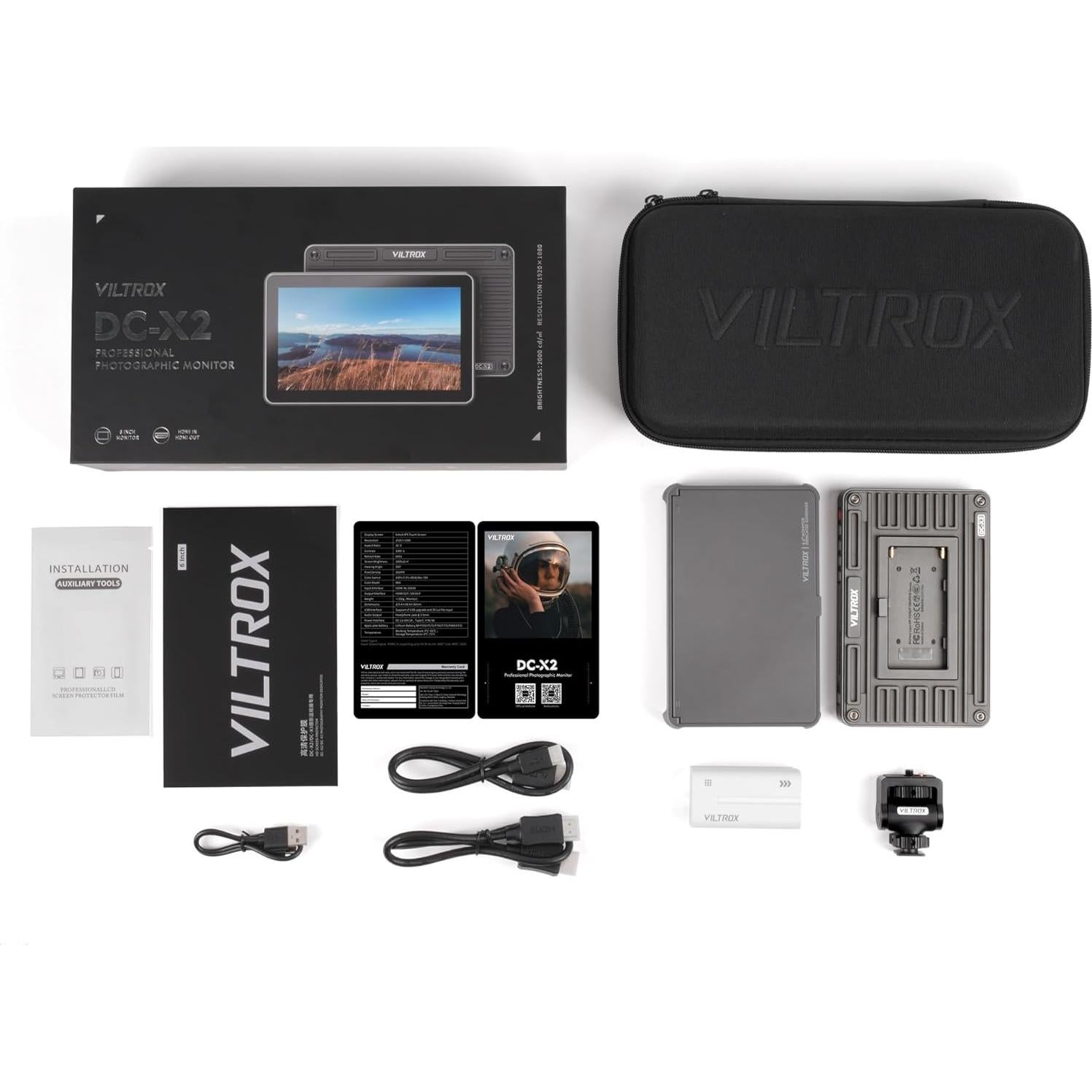Monitor de Cámara VILTROX DC-X2 6" 4K HDMI 2000 nits