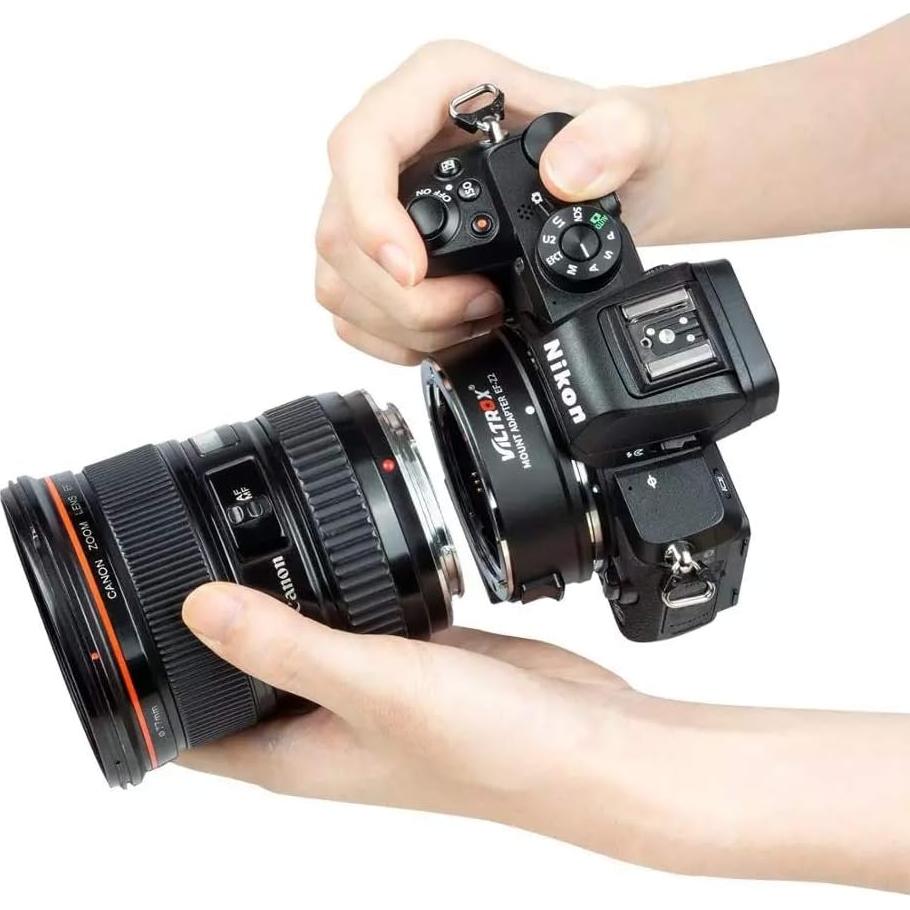 Adaptador de lente VILTROX EF-Z2 para Nikon Z con autoenfoque