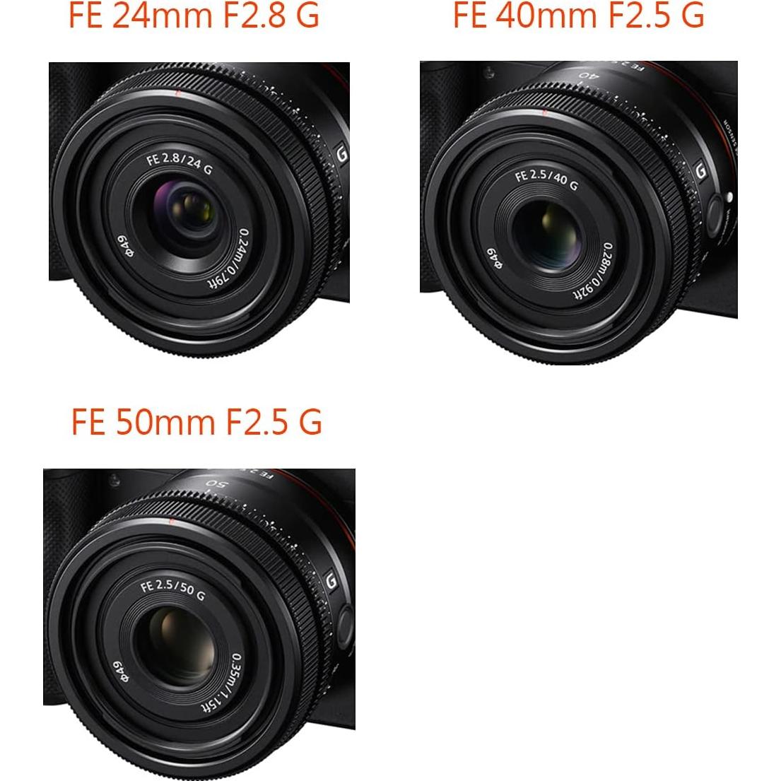 Tapa de lente 49mm genérica para Canon y Sony - Paquete de 2