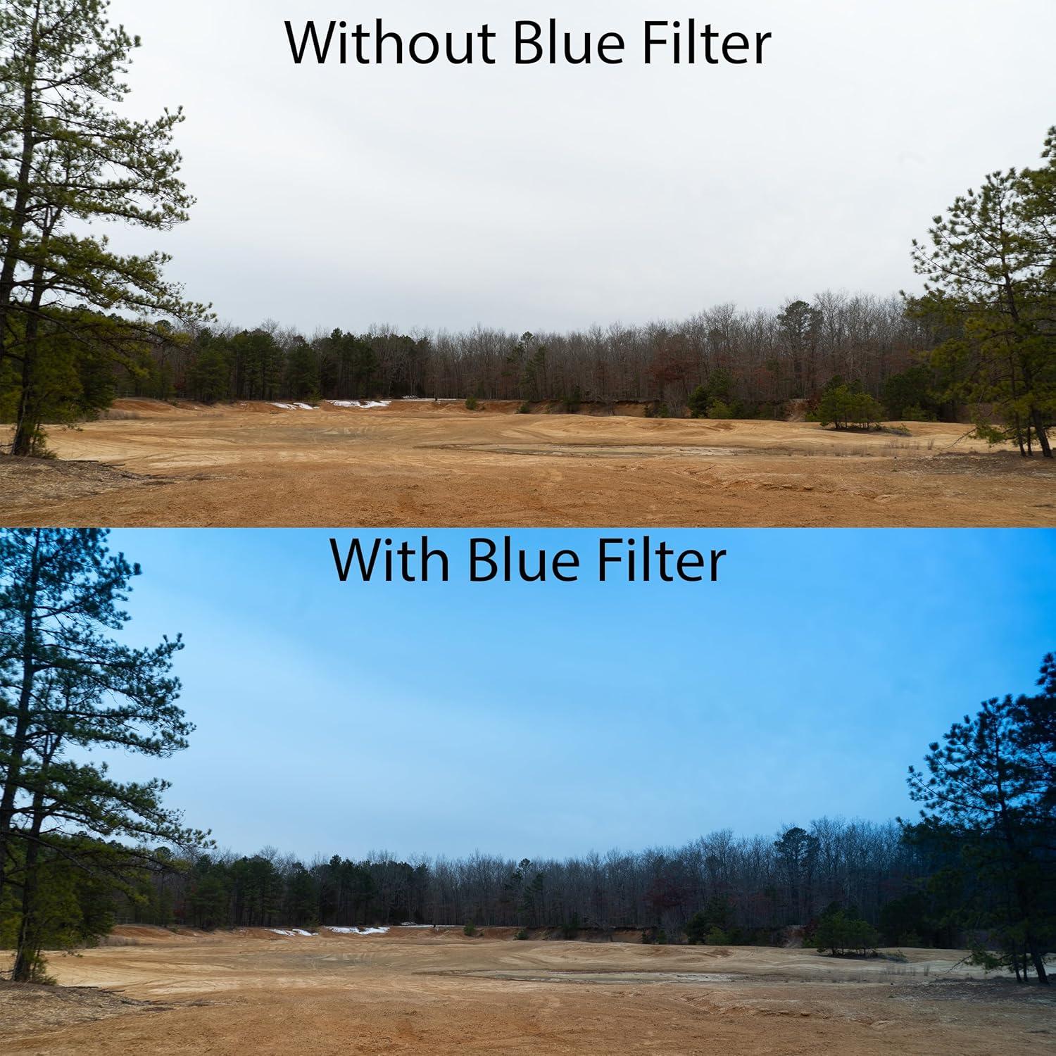 Kit de Filtros de Color Gradual 72mm iSnapPhoto - 6 Piezas