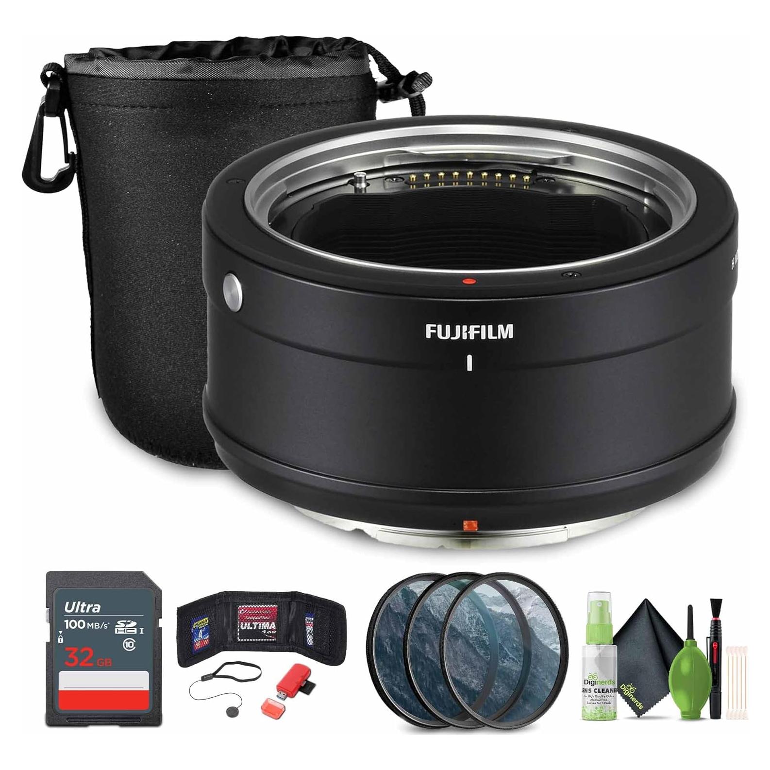 Adaptador H Mount G FUJIFILM para Lentes de Formato Medio + 32GB