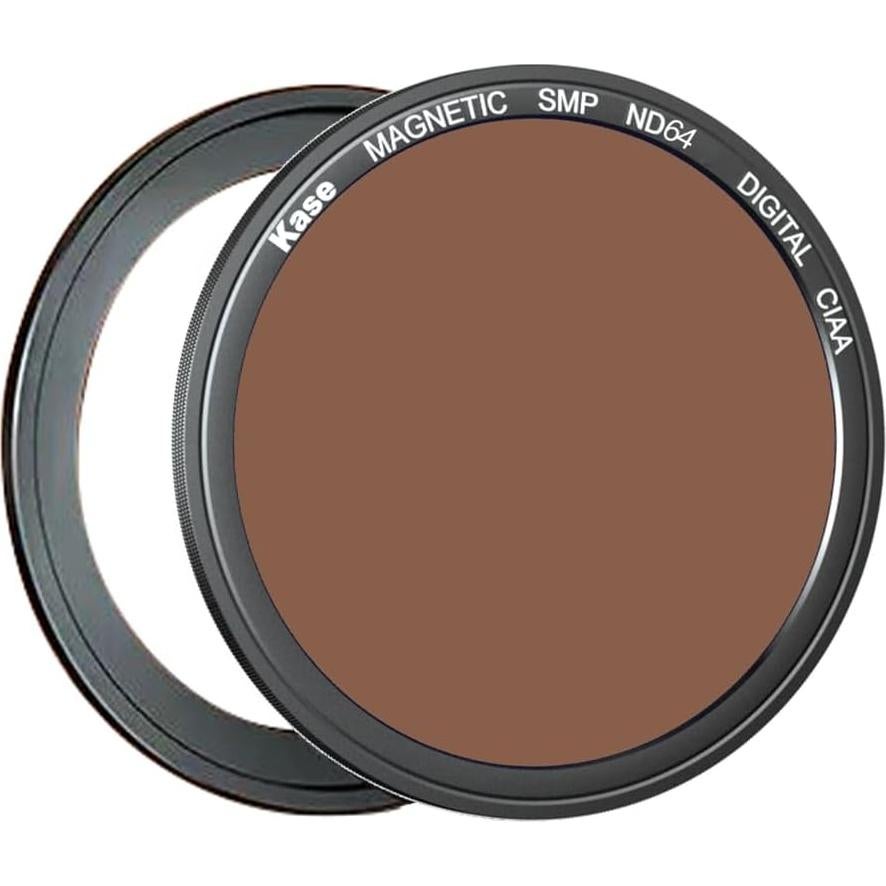 Filtro ND64 magnético Kase para cámaras compactas