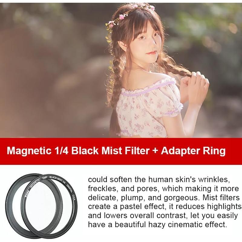 Filtro de Niebla Negra Magnético Kase 1/4 para Cámaras Compactas