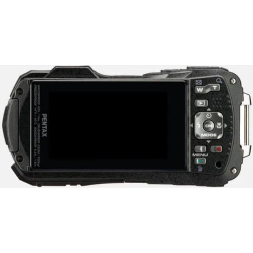 Cámara Digital Pentax WG-90 Negra + Kit Fotográfico 6 Piezas