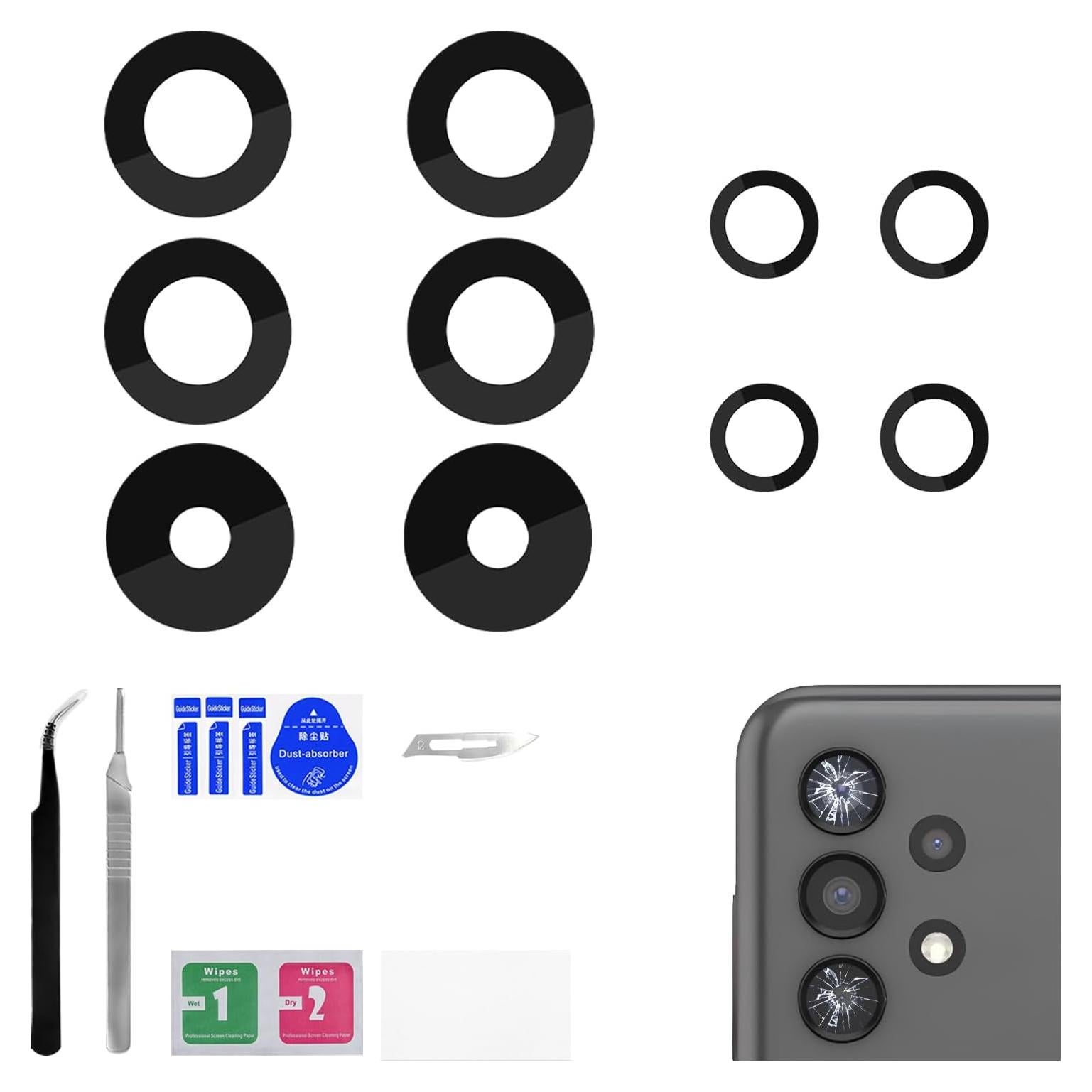 Reemplazo Lente Cámara Trasera Samsung Galaxy A13 - 2 Piezas