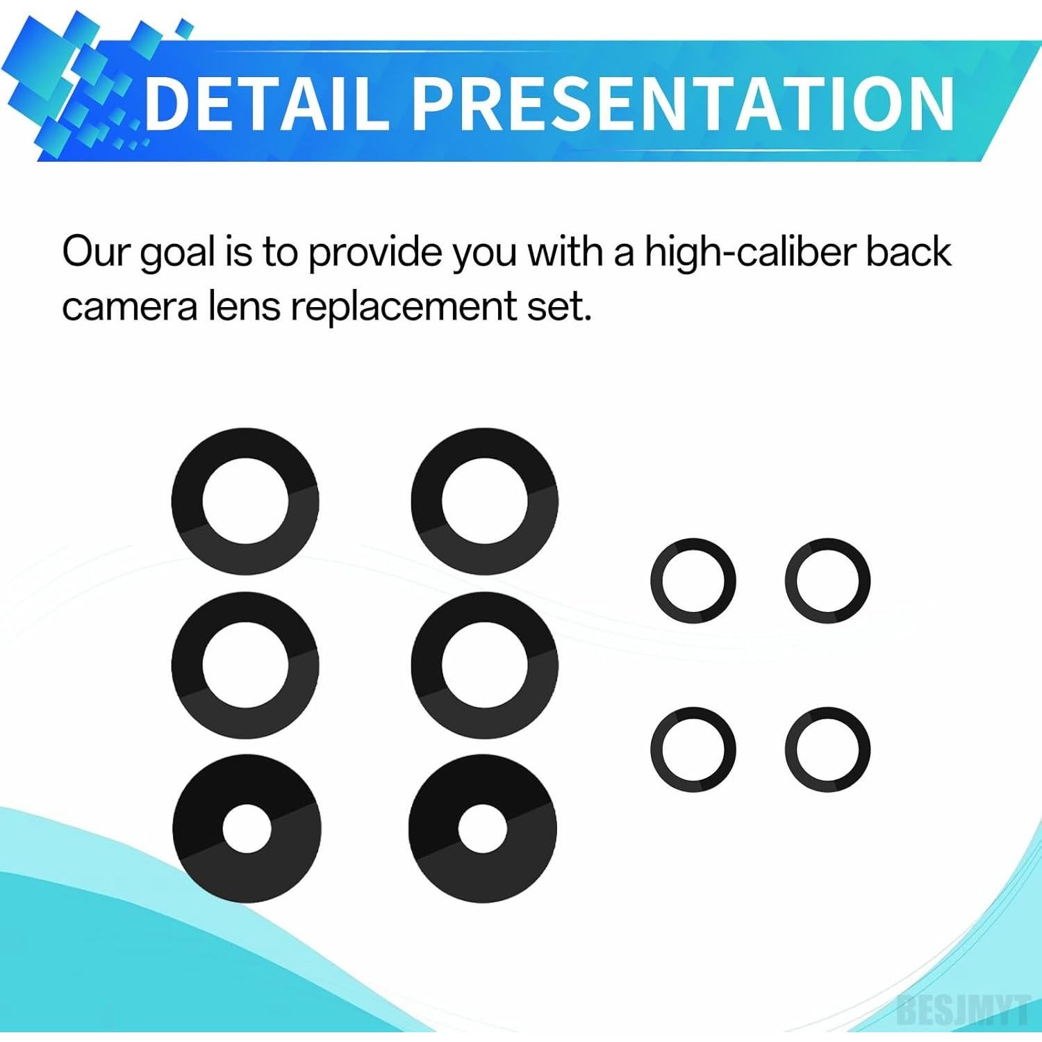 Reemplazo Lente Cámara Trasera Samsung Galaxy A13 - 2 Piezas