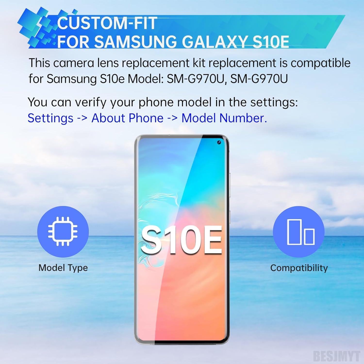 Reemplazo Lente Cámara Samsung Galaxy S10e - Kit Completo